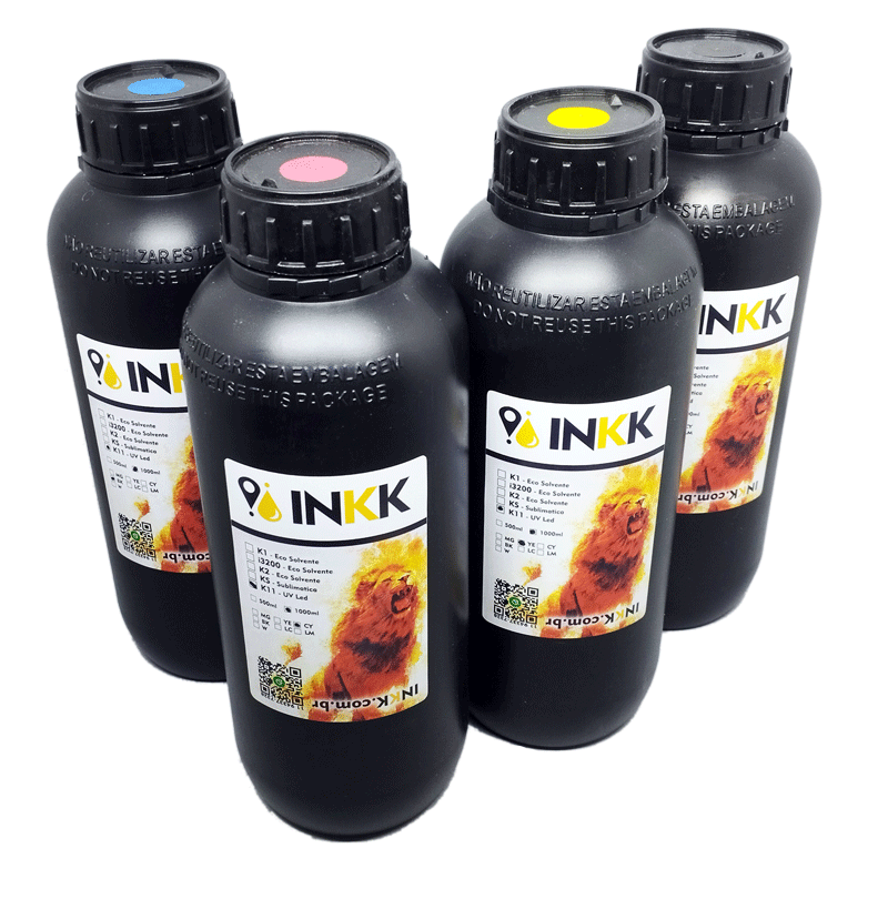 garrafas tinta uv led